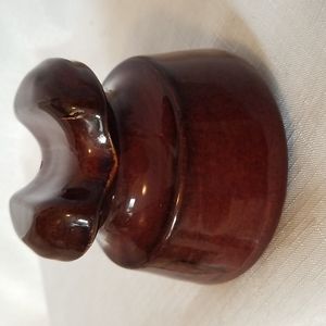 Elegant Pinco Brown Ceramic Home Decor Piece
